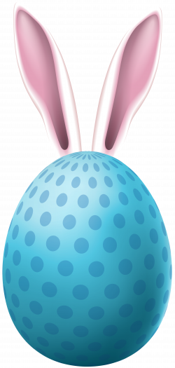 Easter Egg with Bunny ears PNG Clip Art Image | Gallery ...
