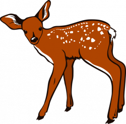 Cute Baby Deer Clipart | Clipart Panda - Free Clipart Images