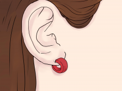 Ear With Earring Clipart