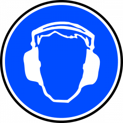 Mandatory Ear Protection Clip Art at Clker.com - vector clip art ...