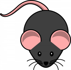 C57 Black Mouse Pink Ears Clip Art at Clker.com - vector clip art ...