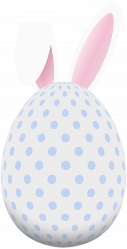 Easter Egg with Bunny Ears Clip Art Image | Gallery Yopriceville ...