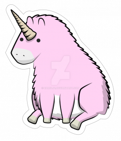 Pink Fluffy Unicorn by Earcl01 on DeviantArt