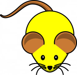 Yellow Mouse W/ Brown Ears Clip Art at Clker.com - vector clip art ...