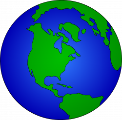 Clipart - earth globe dan gerhrad 05r