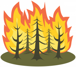Forest Fire Clipart Group (55+)