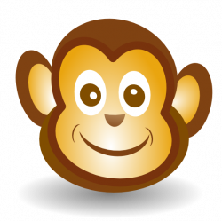 28+ Collection of Clipart Of Monkey Face | High quality, free ...