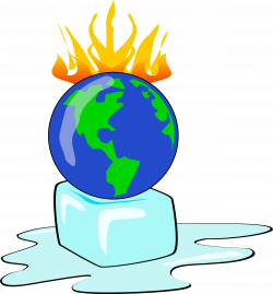 Clipart - Global Warming Planet