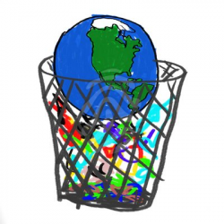 Clip art: Earth in Garbage | Clipart Panda - Free Clipart Images