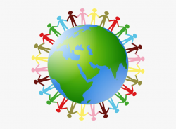 Earth In Hands Png Clipart - People Holding Hand Around The ...