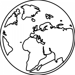 Earth Black And White Drawing at GetDrawings.com | Free for personal ...