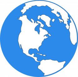 Blue Earth Icon Clip Art at Clker.com - vector clip art online ...
