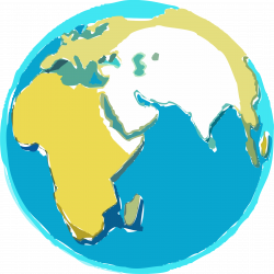 Clipart - Earth Globe Sketch
