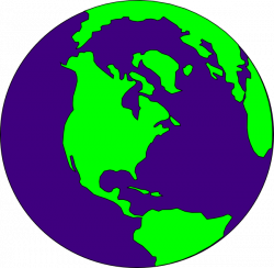Dark Purple Earth Clip Art at Clker.com - vector clip art online ...