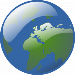 Clipart - earth globe