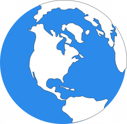 Blue Earth Icon Clip Art at Clker.com - vector clip art online ...
