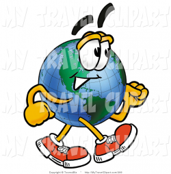 Clipart of a World Earth Globe Mascot Cartoon Character ...