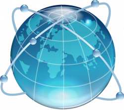 World Wide Web Internet Website Clip art - Hand-painted blue Earth ...