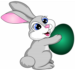 Easter Bunny Easter egg Clip art - Easter Bunny with Egg Transparent ...