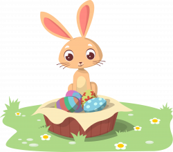 Clipart - Easter Bunny Illustration