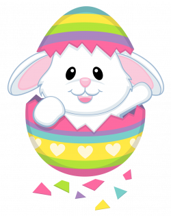 Cute Easter Bunny Transparent PNG Clipart | Gallery Yopriceville ...