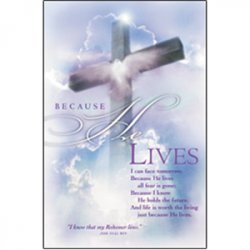 Free Church Bulletin Clip Art/Easter | bulletin 14 he lives ...