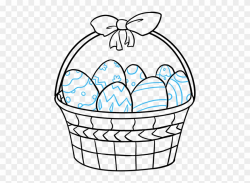 How To Draw Easter Basket Step - Drawing Image Of Basket ...
