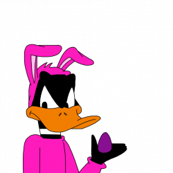 Daffy as Easter Bunny by MarcosPower1996 on DeviantArt
