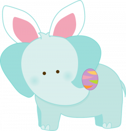 Easter Elephant | Easter Ƹ̴Ӂ̴Ʒ. | Pinterest | Easter, Clip art and ...
