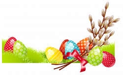 Easter Deco with Eggs PNG Clipart Picture | Gallery Yopriceville ...
