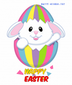 Festival Clipart Easter - Cute Cartoon Easter Bunny Free PNG ...