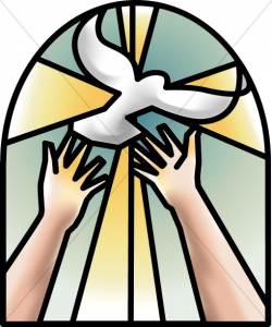 Holy Spirit Cross | Easter Clipart
