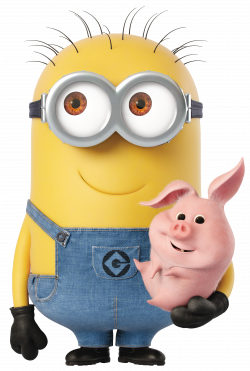 Minion with Piggy Transparent Cartoon PNG Image | Gallery ...