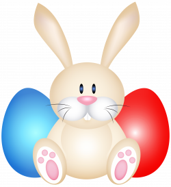 Easter Rabit whit Eggs PNG Clip Art - Best WEB Clipart