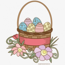 Easter Clipart Picnic - Easter Basket Clip Art Free ...