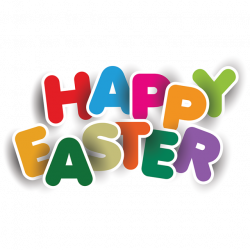 Colorful Happy Easter Typography, Happy Easter Typography, Colorful ...