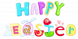 Happy Easter Clipart Png Color Original