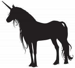 Unicorn Silhouette PNG Clip Art | Gallery Yopriceville - High ...