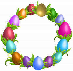 Easter Wreath Transparent PNG Clip Art | Gallery Yopriceville ...