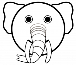 Cute Elephant Clipart Black And White | Clipart Panda - Free Clipart ...