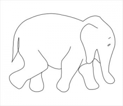 Free Elephant Outline, Download Free Clip Art, Free Clip Art ...