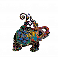 Ethnic group Painting Clip art - Elephant 2362*2362 transprent Png ...
