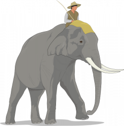Elephant And Rider Clip Art at Clker.com - vector clip art online ...