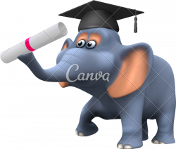 3d Elephant with a Calculator - Photos by Canva