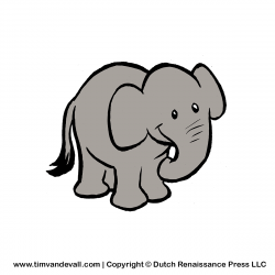 Free baby elephant clipart for kids printable animal clip ...