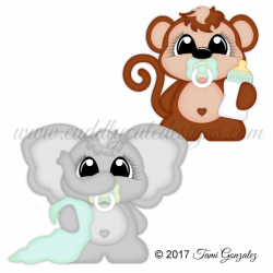 Snuggle Babies - Elephant & Monkey | japao | Pinterest | Baby ...