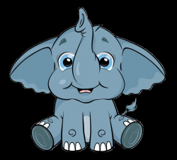 Cute Cartoon Elephant Clip Art | Tattoos | Clipart library ...