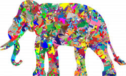 Modern Art Elephant Icons PNG - Free PNG and Icons Downloads
