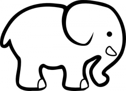 Image result for elephant cut out pattern | Elephants | Baby ...