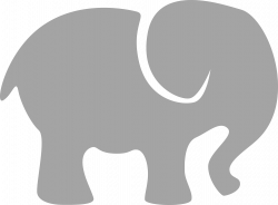 Imagen gratis en Pixabay - Elefante, Gris, Silueta, Animales ...
